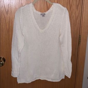 J Jill cream sweater Size Large